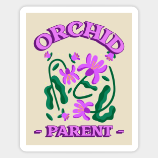 Orchid Lover Orchids Orchid Flower Plant Mom Plant Lady Magnet